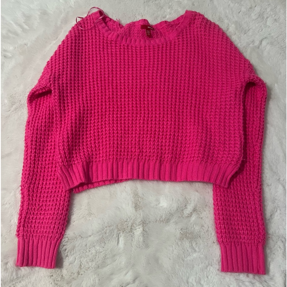 BONGO L/G Loud dark pink sweater